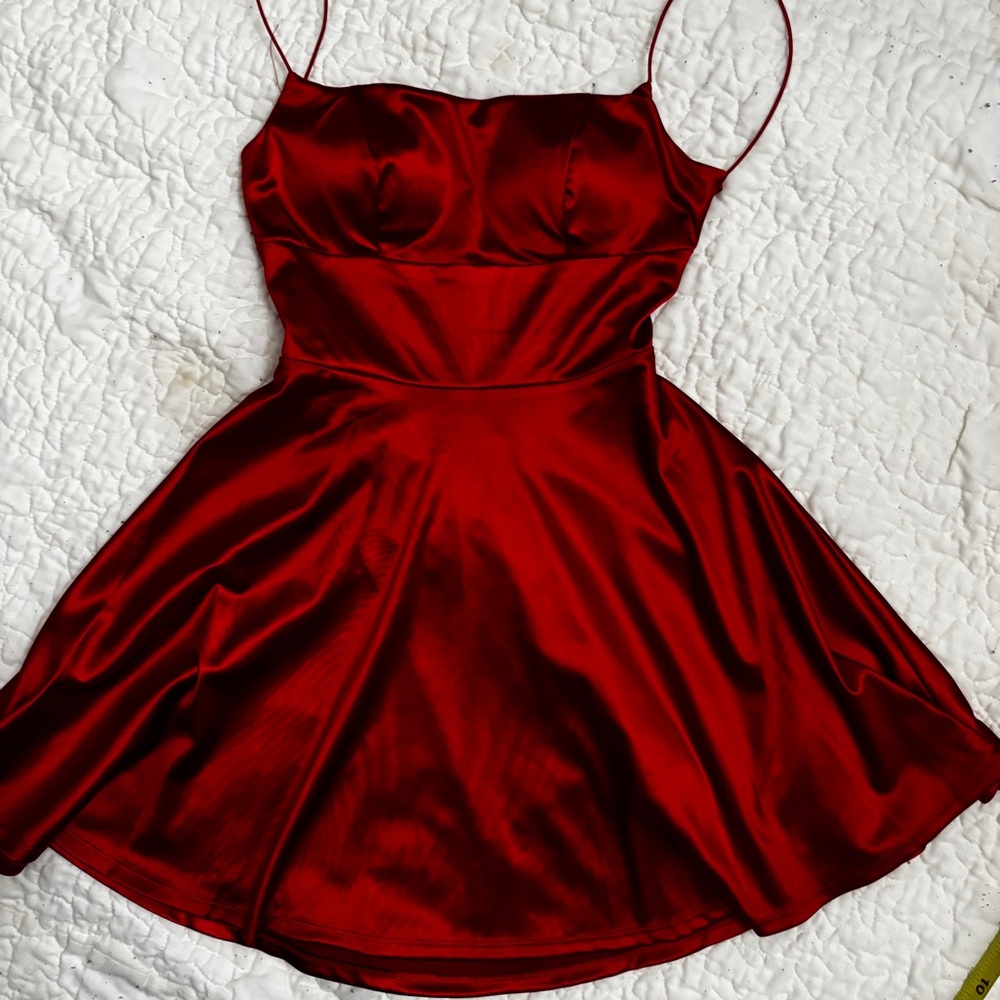 B Darlin Radiant Red Mini Dress Homecoming/JA/Formal